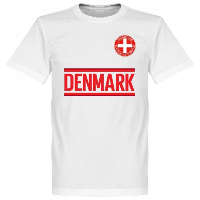 Denmark M. Laudrup 10 Gallery Team T-Shirt - White