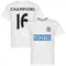 Leicester Champions Team T-shirt - White