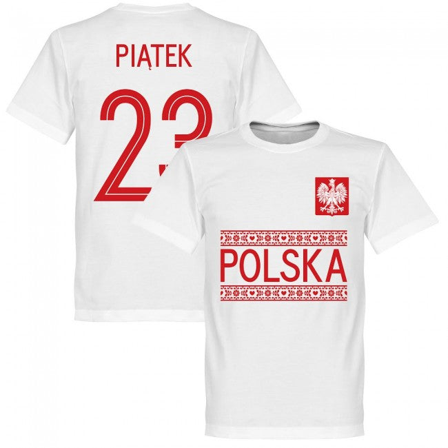 Poland Piatek 23 Team T-Shirt - White