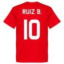 Costa Rica Ruiz B. Team T-shirt - Red