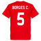 Costa Rica Borges C. Team T-shirt - Red