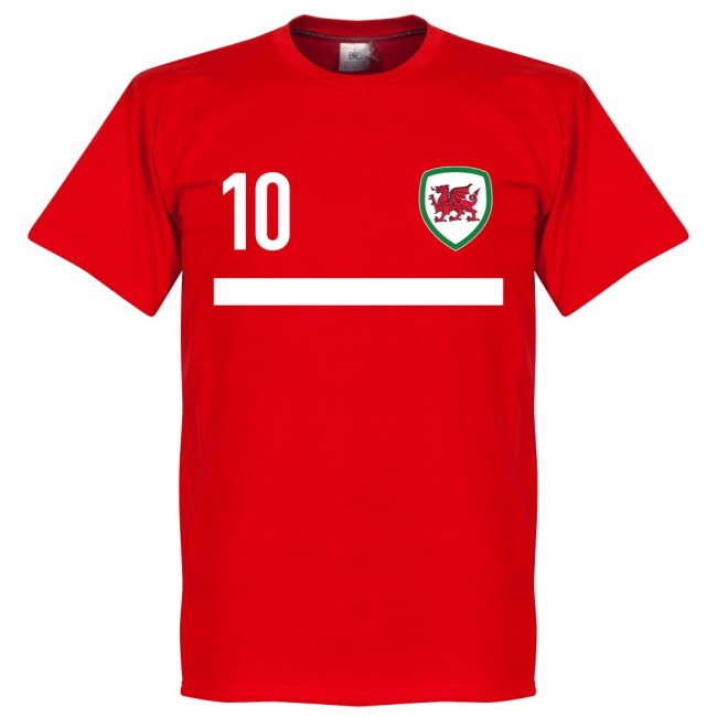 Wales Team Ramsey 10 T-Shirt - Red