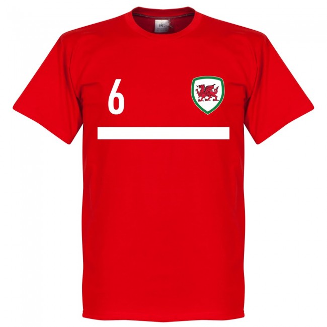 Wales Team Williams 6 T-Shirt - Red