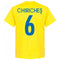 Romania Chiriches 6 Team T-Shirt - Yellow