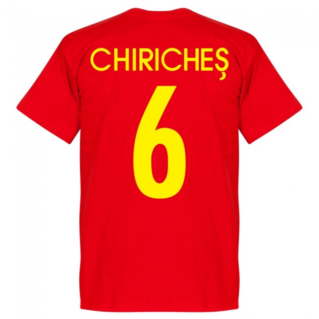 Romania Chiriches 6 Team T-Shirt - Red