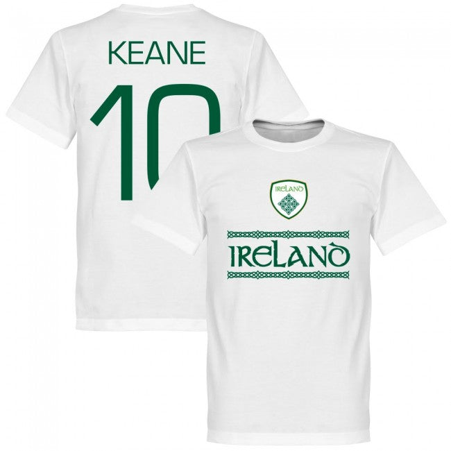 Ireland Keane 10 Team T-Shirt - White