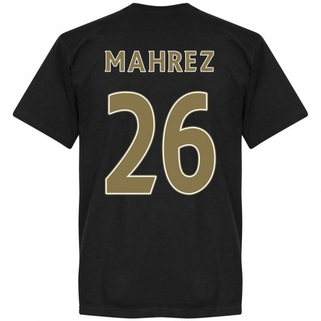 Leicester Mahrez 26 Team T-shirt - Black