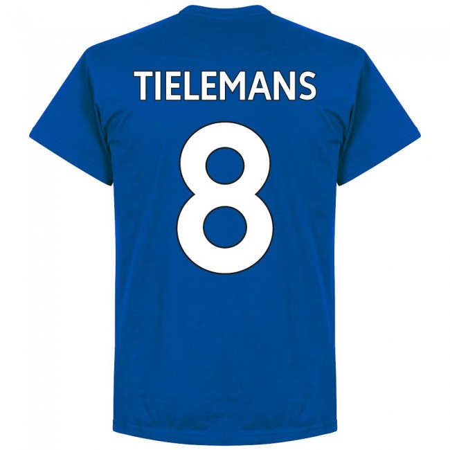 Leicester Tielemans 8 Team T-Shirt - Royal