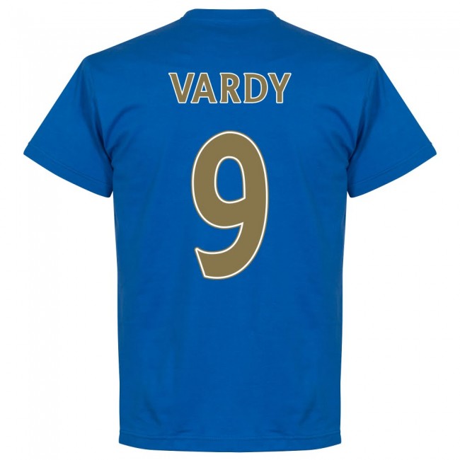 Leicester Vardy 9 Team T-shirt - Royal