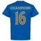 Leicester Champions Team T-shirt - Royal