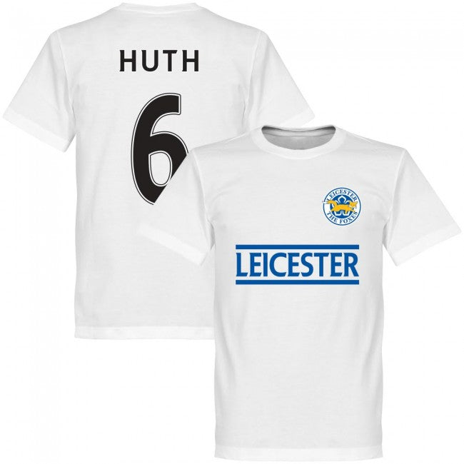 Leicester Huth 6 Team T-Shirt - White