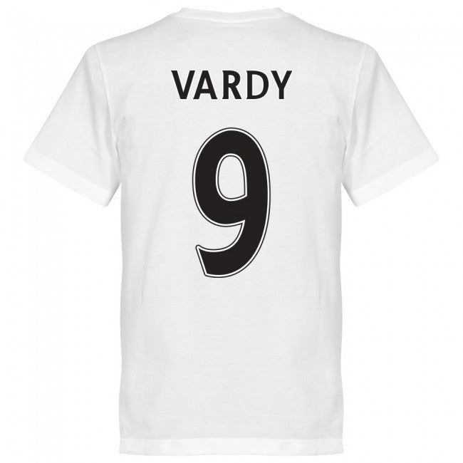 Leicester Vardy 9 Team T-shirt - White