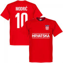 Croatia Modric 10 Team T-Shirt - Red