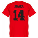 Albania Xhaka 14 Team T-Shirt - Red