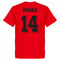 Albania Xhaka 14 Team T-Shirt - Red