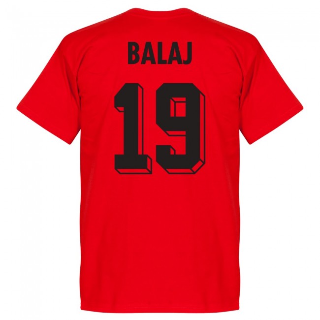 Albania Balaj 19 Team T-Shirt - Red