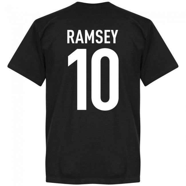 Cymru Ramsey 10 Team T-Shirt - Black