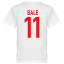 Wales Bale 11 Team T-Shirt - White