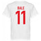 Wales Bale 11 Team T-Shirt - White