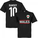 Wales Ramsey Team T-shirt - Black