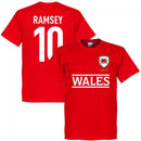 Wales Ramsey Team T-shirt - Red