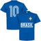 Brazil Team No.10 T-shirt - Royal