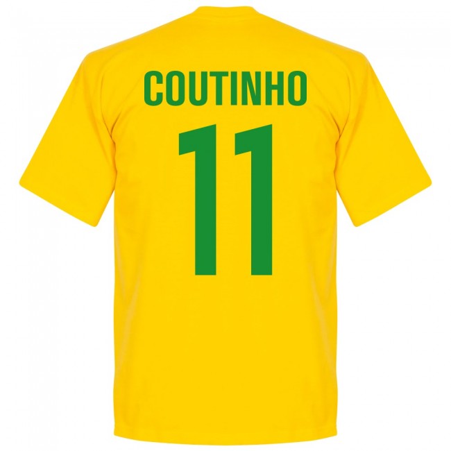 Brasil Coutinho Team T-Shirt - Yellow