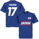 Japan Hasebe 17 Team T-Shirt - Royal