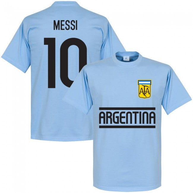 Argentina Messi Team T-Shirt - Sky