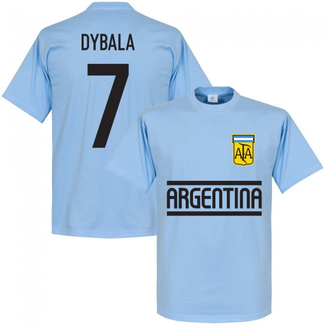 Argentina Dybala Team T-Shirt - Sky