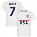 USA Wood 7 Team T-Shirt - White