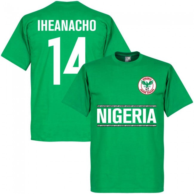 Nigeria Iheanacho 14 Team T-Shirt - Green