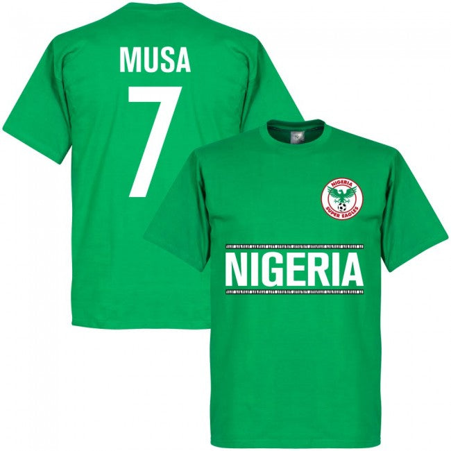 Nigeria Musa 7 Team T-Shirt - Green