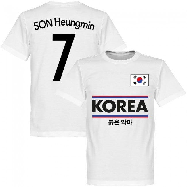 Korea Son 7 Team T-Shirt - White