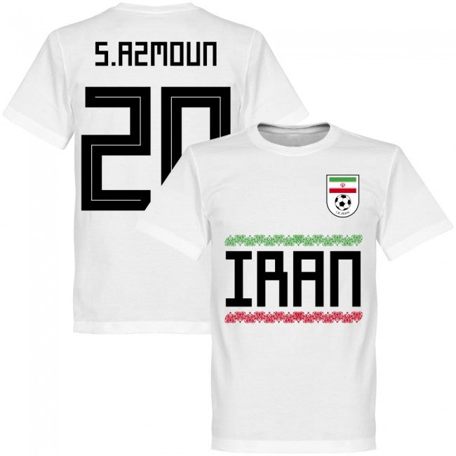 Iran Azmoun 20 Team T-Shirt - White