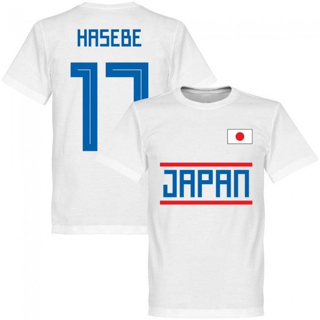 Japan Hasebe 17 Team T-Shirt - White