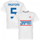 Japan Nagatomo 5 Team T-Shirt - White