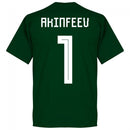 Russia Team Akinfeeu 1 T-shirt - Bottle Green