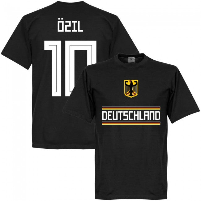 Germany Özil 10 Team T-Shirt - Black