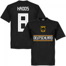 Germany Kroos 8 Team T-Shirt - Black