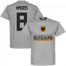 Germany Kroos 8 Team T-Shirt - Grey