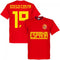 Spain Diego Costa 19 Team T-Shirt - Red