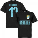 Uruguay Team D.Laxalt 17 T-shirt - Black