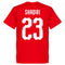 Switzerland Shaqiri 23 Team T-Shirt - Red