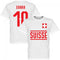 Switzerland Xhaka 10 Team T-shirt - White