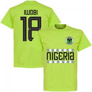 Nigeria Iwobi 18 Team T-Shirt - Light Green