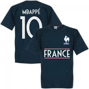 France Team KIDS Mbappé 10 T-shirt - Navy