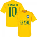 Brazil Neymar Jr 10 Team KIDS 10 T-shirt - Yellow