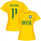 Brasil Team Womens Cristiane 11 T-shirt - Yellow