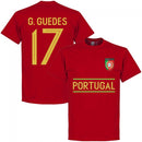 Portugal G. Guedes 17 Team T-Shirt - Red